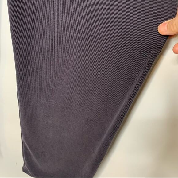 Grey Jersey Strapless Jumpsuit Sz Small Casual Beach - Picture 8 of 10